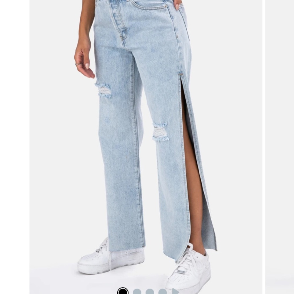 Adika bernisse side slit jeans size medium
